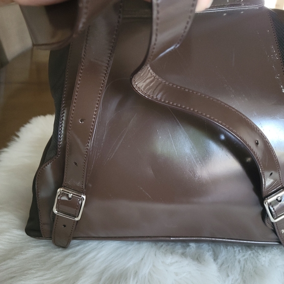 100% Authentic Gucci vintage nylon bamboo backpack - Picture 7 of 16